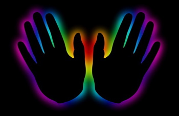 Healing Rainbow Hands