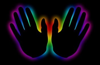Healing Rainbow Hands